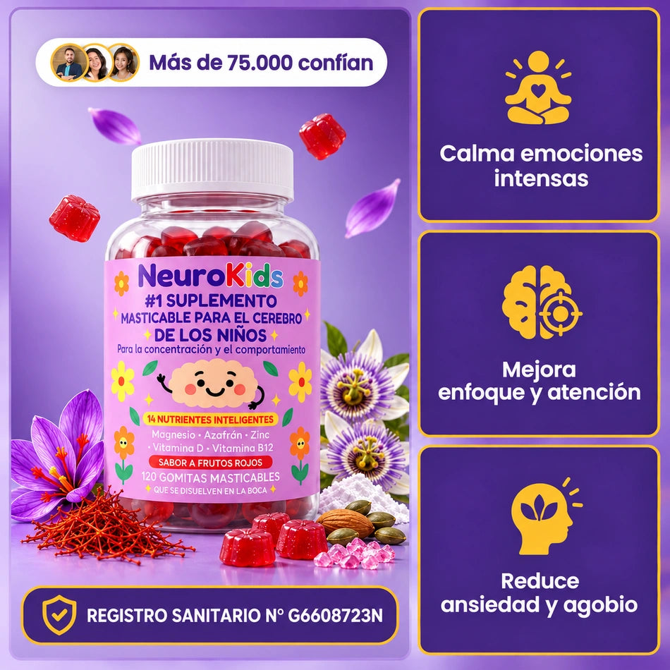 GOMITAS NEUROKIDS | Calma las emociones intensas y los berrinches