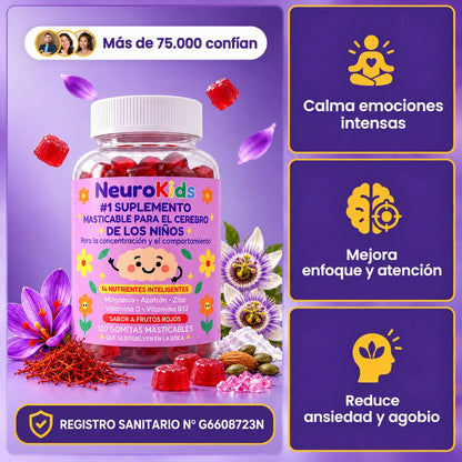 GOMITAS NEUROKIDS | Calma las emociones intensas y los berrinches