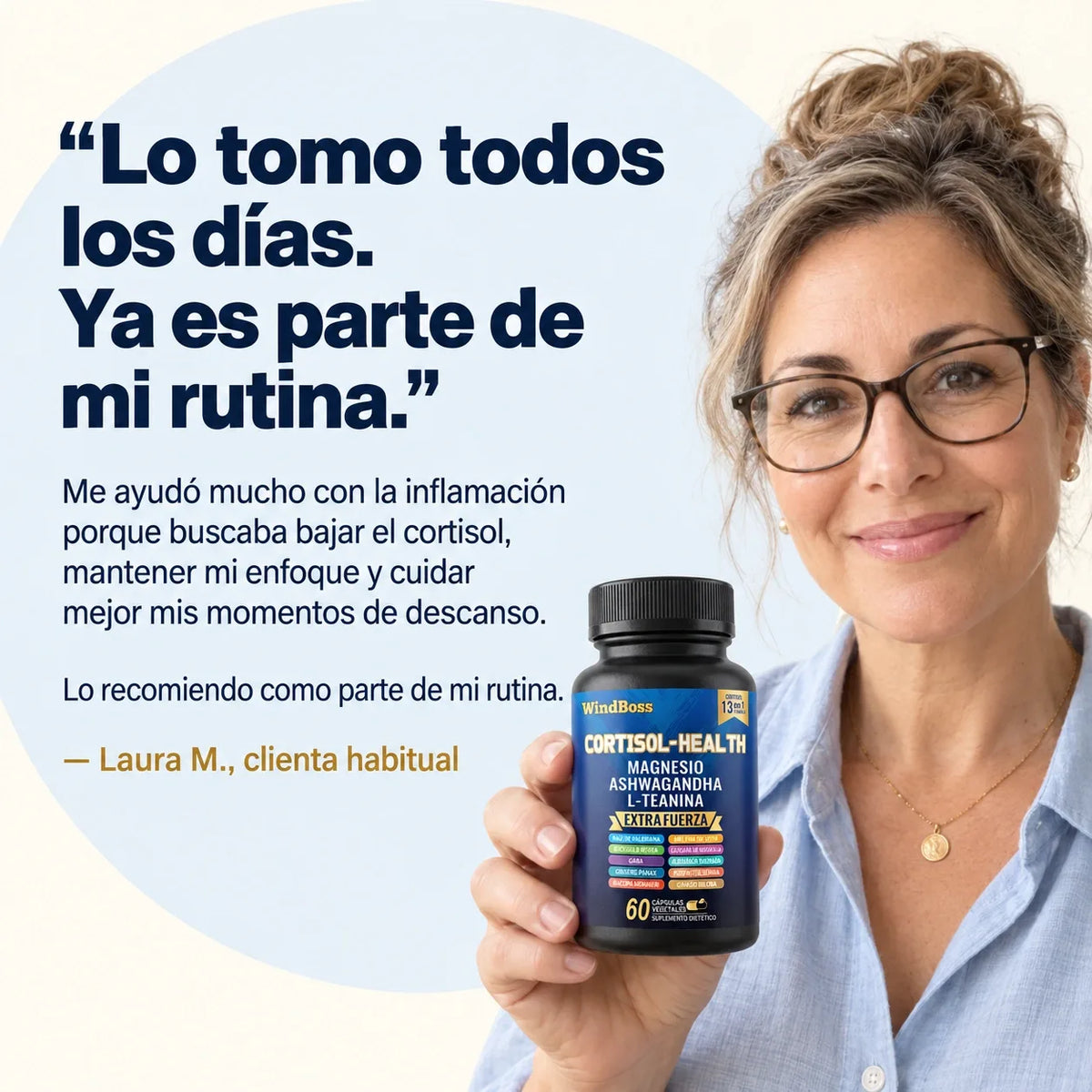 CORTISOL HEALTH - Suplemento Regulador de Cortisol