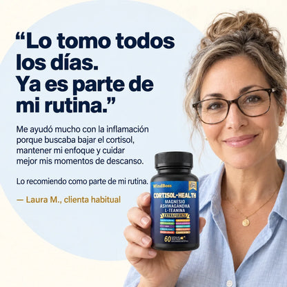 CORTISOL HEALTH - Suplemento Regulador de Cortisol
