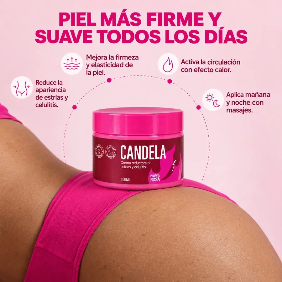 Piel más firme y suave todos los días con Candela