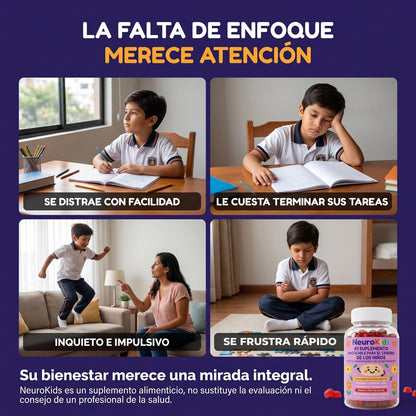 Niño que se distrae, es inquieto y se frustra rápido